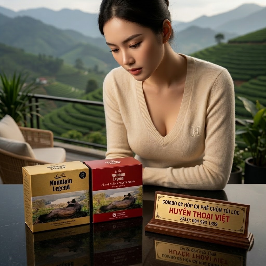 Cà phê Chồn túi lọc Arabica 75 gram - Hương vị tinh tế mọi lúc mọi nơi